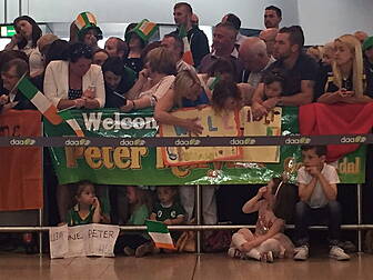 Pics: Special welcome for Team...